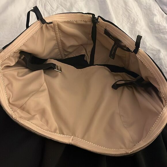 Bcbgmaxazaria Daphine dress black size 2 midi removable bra strap front pockets - Picture 5 of 16